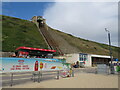 SZ1291 : Fisherman's Walk cliff lift, near Boscombe by Malc McDonald