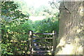 SO3404 : Gate on footpath near old pumping station by M J Roscoe