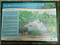 TQ0695 : Information Board by the River Chess near Scotsbridge (1) by David Hillas