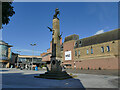 NH6645 : The new Mercat Cross, Falcon Square, Inverness by Stephen Craven