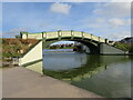 SD3248 : Footbridge over a boating lake, Fleetwood by Malc McDonald