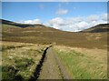 NY2829 : The Cumbria Way, Skiddaw Forest by Adrian Taylor