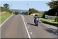 ND2234 : Motorcyclist on the A99 near Burrigill by David Dixon