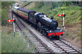 SP0229 : Gloucestershire Warwickshire Steam Railway - Dinmore Manor approaching Winchcombe Station by Chris Allen