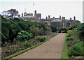 TR3750 : Walmer Castle - View along the Broadwalk by Rob Farrow