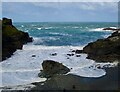 SX0589 : Tintagel Haven beach by Lauren