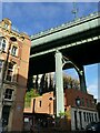 NZ2563 : North approach viaduct of the Tyne Bridge by Stephen Craven