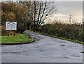 ST3985 : Tonew Boarding Kennels nameboard, Redwick, Monmouthshire by Jaggery