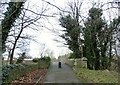 NZ1055 : Looking across the old bridge at Ebchester by Robert Graham