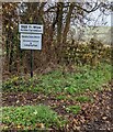 SO4811 : Hendre Farmhouse B&B distance sign, Wonastow by Jaggery