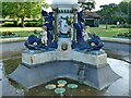 ST2224 : Victoria Fountain in Vivary Park - detail (1) by Stephen Craven