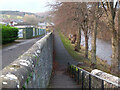 NT2440 : Riverside path, Peebles by Jim Barton