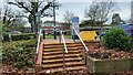 SU8755 : Steps to Rushmoor Borough Council offices by James Emmans