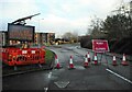 NS5474 : Road closed by Richard Sutcliffe