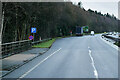 SJ3163 : Layby on the North Wales Expressway (A55) by David Dixon