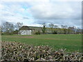 SJ5918 : Former WWII aircraft hangar ('D'-type) at High Ercall by Richard Law