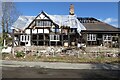 SO3678 : Fire damaged timber-framed cottage by Philip Halling