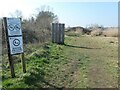 SK2119 : Entrance, Tucklesholme nature reserve by Christine Johnstone