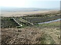 SD9916 : Bridge over catchwater drain for Green Withens reservoir by Christine Johnstone