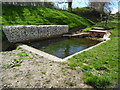 SP7110 : Pond and Water Pump, Chearsley (2) by David Hillas