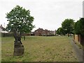 TQ3862 : Path and sculpture, New Addington by Malc McDonald