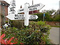 TL0100 : Signpost at Flaunden Cross Roads by David Hillas