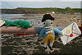 NZ6621 : Fish footman on the pier, Saltburn-by-the-Sea by Christopher Hilton