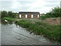 SK1514 : Canalside building, near Mill Acres House by Christine Johnstone