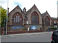 SJ8991 : Christ with All Saints, Heaton Norris by Gerald England