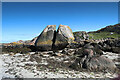 NM3023 : Split boulder at Fionnphort by Andy Waddington