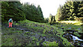 NN2426 : The new path alongside the stream to Fionn Choiren - a tad damp by Andy Waddington