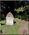 SO3424 : Victorian headstone, Walterstone, Herefordshire by Jaggery