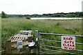 SK2504 : Private Fishing  Keep gate clear by Alan Murray-Rust