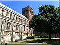 TL1407 : St Albans Cathedral from the south-west by Marathon