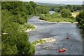 SO2242 : The River Wye at Hay-on-Wye by Philip Halling