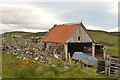 NC6903 : Old Shed near Inchcape, Strath Fleet, Sutherland by Andrew Tryon