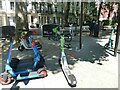 TQ2680 : Hire scooters, Sussex Gardens by Stephen Craven