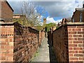 SP3165 : Alleyway off Rgent Street, Royal Leamington Spa by Robin Stott