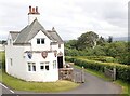 NS1059 : Bute - Mount Stuart - Scoulag (West) Lodge (aka White Lodge) by Rob Farrow