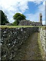 NS0953 : Bute - St Blane's - Within the passageway looking north by Rob Farrow