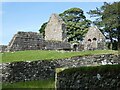 NS0953 : Bute - St Blane's - Church from outside churchyard perimeter by Rob Farrow