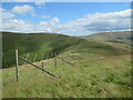 NT1321 : Deer fence on Talla Cleuch Head by Alan O'Dowd