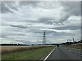  : Powerlines cross the A9 by Dave Thompson