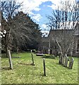 ST3390 : Churchyard headstones, Caerleon by Jaggery