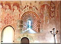 SO6631 : St Mary's Kempley fresco wall paintings by Phil Brandon Hunter