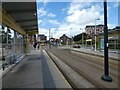 SD9305 : Oldham Mumps Tram Stop by Gerald England