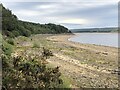 NZ0152 : Low water levels in Derwent Reservoir by David Robinson