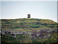 NS1451 : The Old Lighthouse Tower, Little Cumbrae by David Dixon