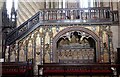 NZ2742 : Durham Cathedral - Steps to the cathedra above tomb by Rob Farrow