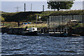 SJ4979 : Landing stage, Frodsham on the Manchester Ship Canal by Chris Allen